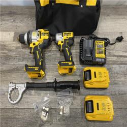 AS-IS DEWALT 20V MAX Lithium-Ion Cordless 2-Tool Combo Kit