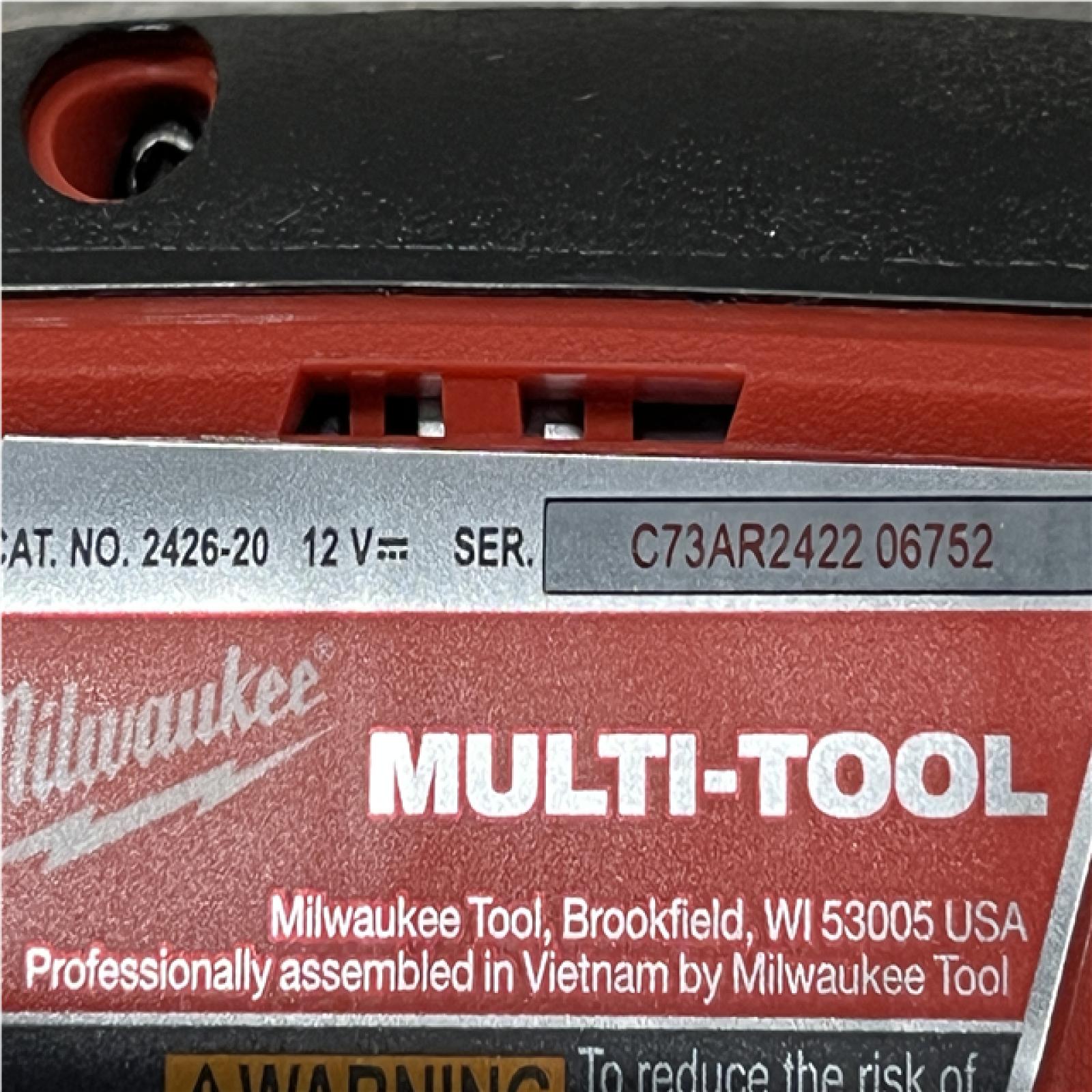 AS-IS Milwaukee 12V Lithium-Ion Cordless Oscillating Multi-Tool (Tool-Only)