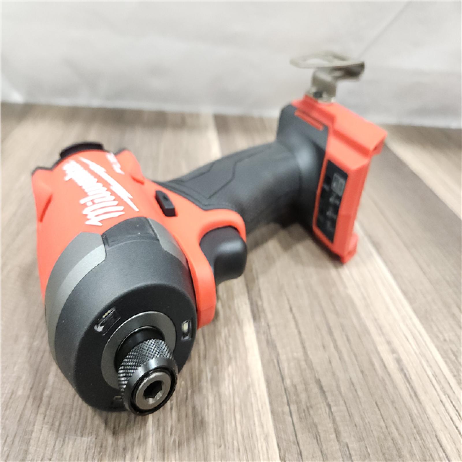 AS-IS- Milwaukee 18V Lithium-Ion Brushless Cordless 1/4 Hex Impact Driver (Tool-Only)