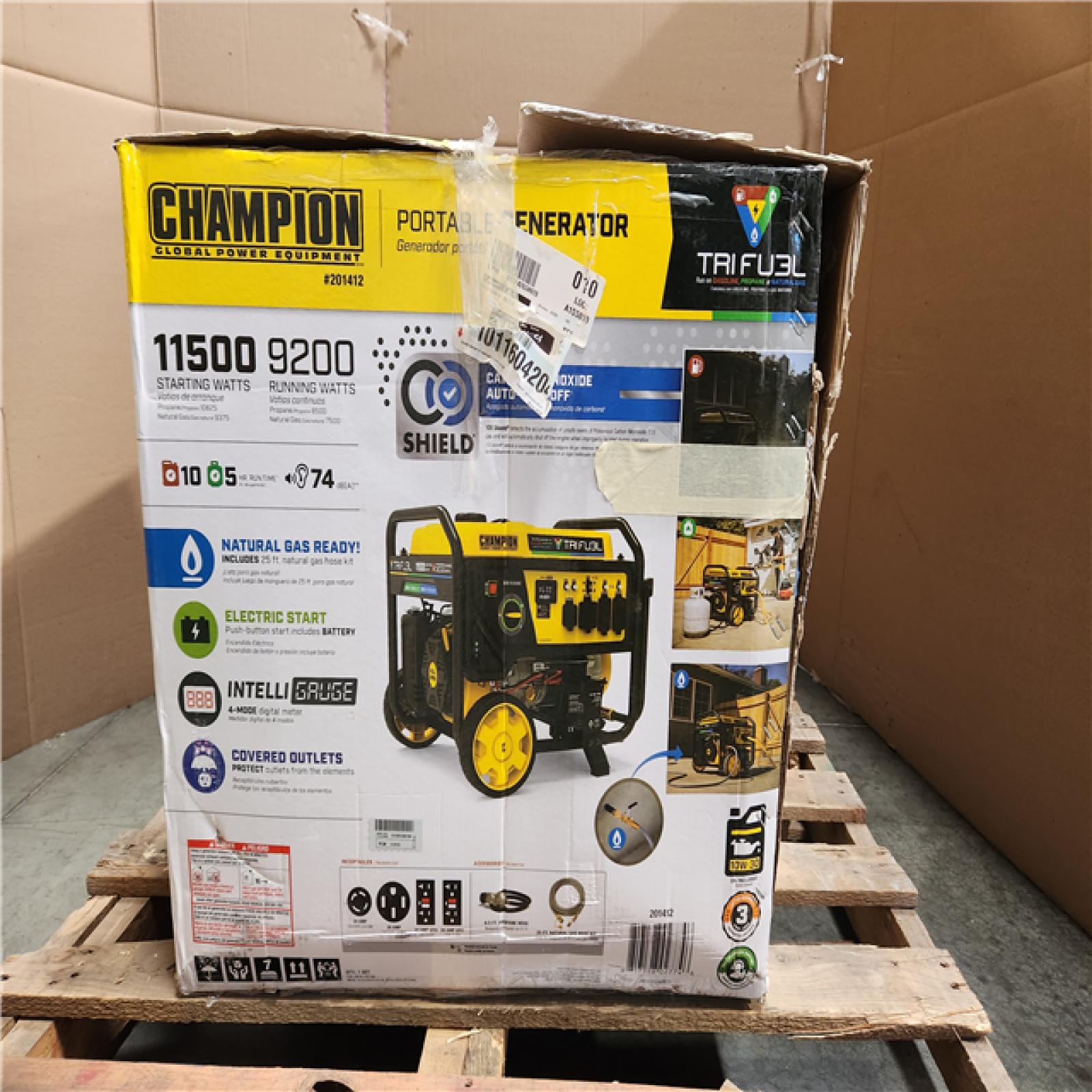 California As-Is Champion Generator