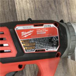 AS-IS Milwaukee  18-Volt Lithium-Ion Cordless 18-Gauge Double Cut Metal Shear (Tool-Only)