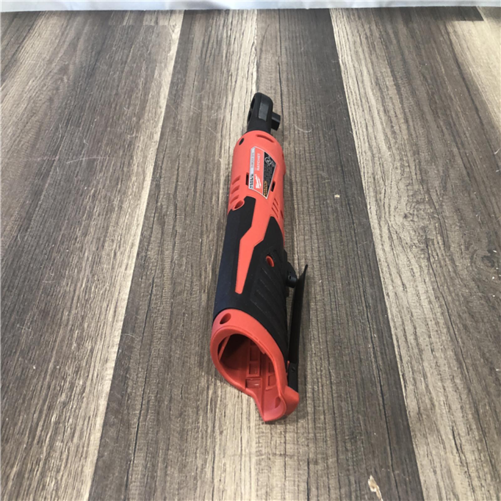 AS-IS Milwaukee M12 12V Lithium-Ion Cordless 3/8 in. Ratchet (Tool-Only)