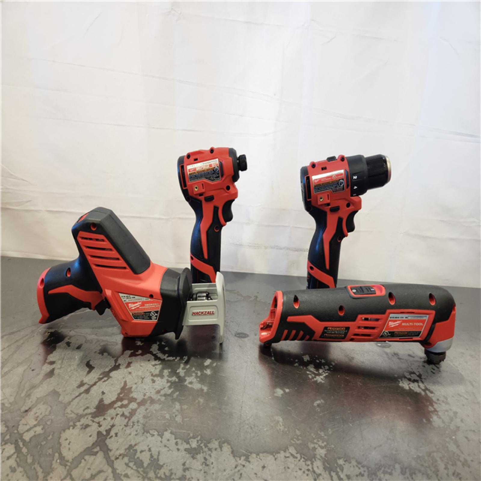 AS-IS- Milwaukee 12V Lithium-Ion Brushless Cordless Subcompact Drill and Impact Driver Kit
