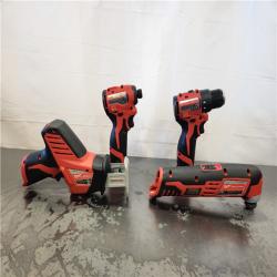 AS-IS- Milwaukee 12V Lithium-Ion Brushless Cordless Subcompact Drill and Impact Driver Kit