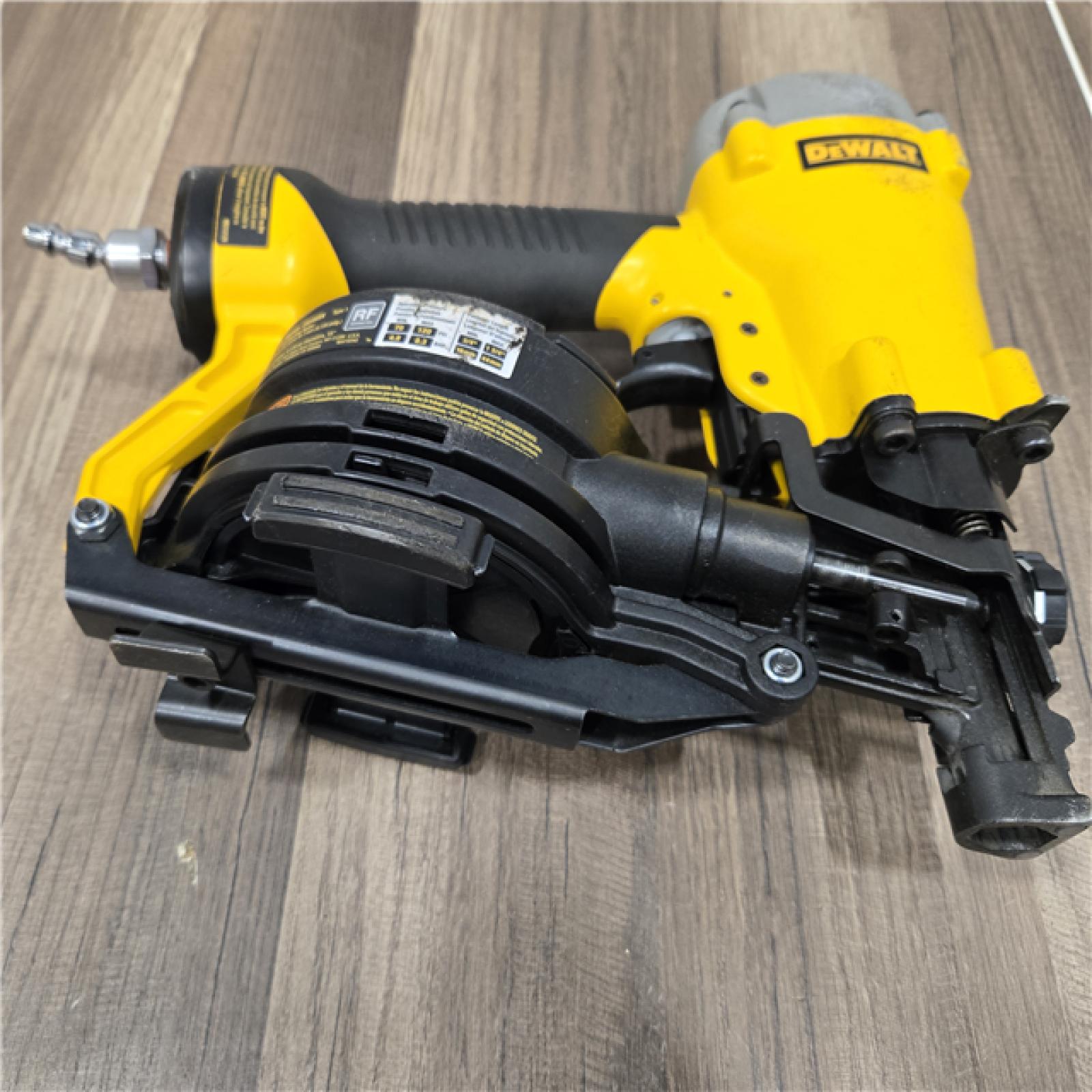 AS-IS DEWALT 1-3/4 in. 15 Degree Pneumatic Coil Roofing Nailer