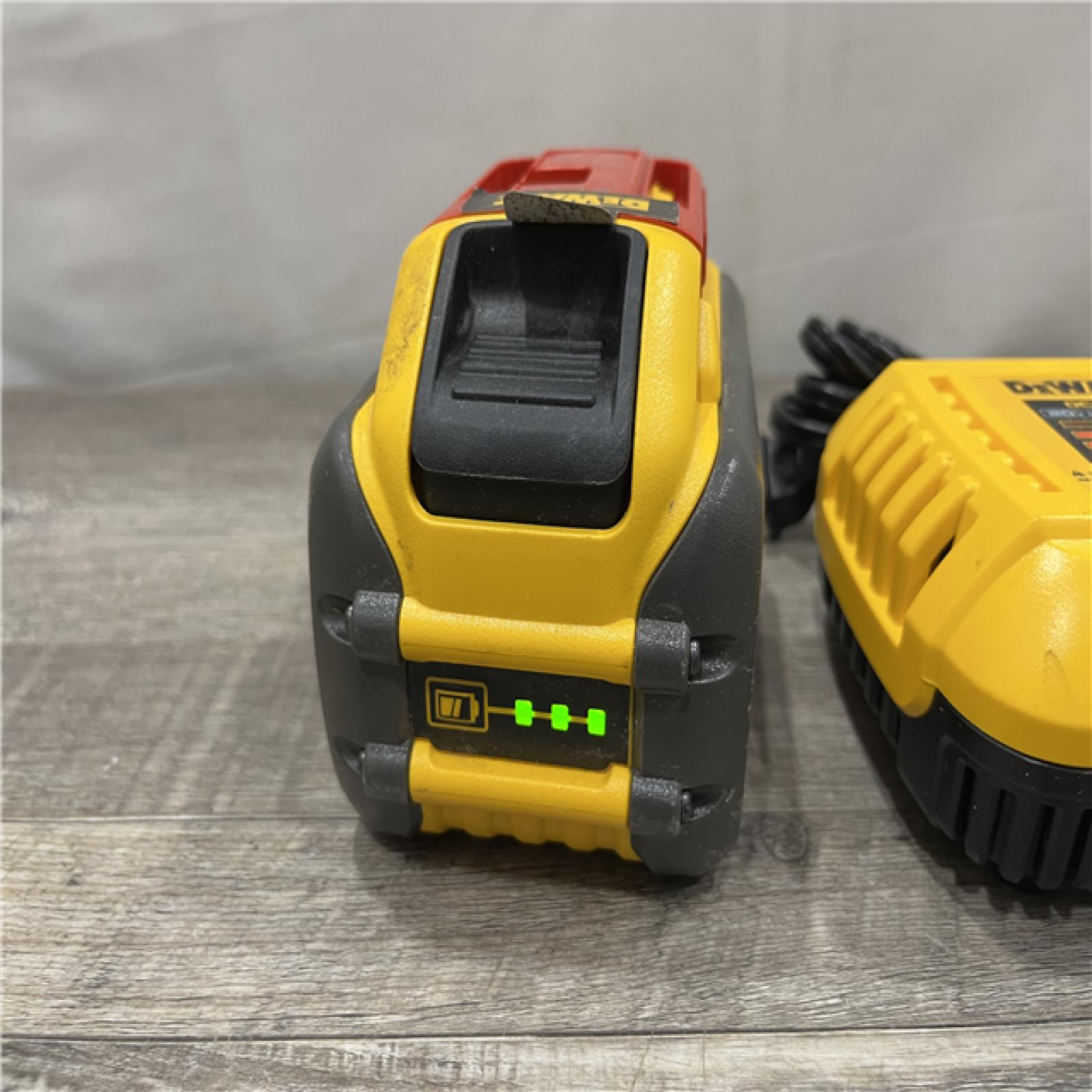 AS-IS DEWALT 20V/60V MAX FLEXVOLT Lithium-Ion 9.0Ah Battery and Charger Starter Kit