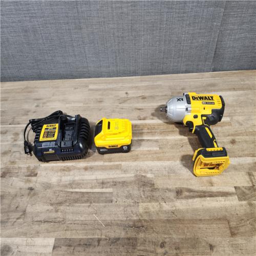 HOUSTON LOCATION - AS-IS DEWALT 20V MAX XR 1/2 High Torque Impact Wrench W/ BATTERY & CHARGER