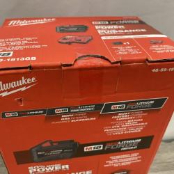 NEW - Milwaukee 18-Volt Lithium-Ion REDLITHIUM FORGE Starter Kit with 12. 0Ah Battery and Charger