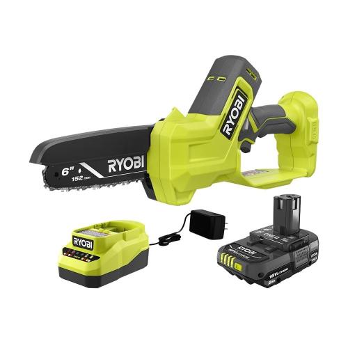 NEW!  18V 6 in. Cordless Battery Compact Pruning Mini Chainsaw with 2.0 Ah Battery and Charger