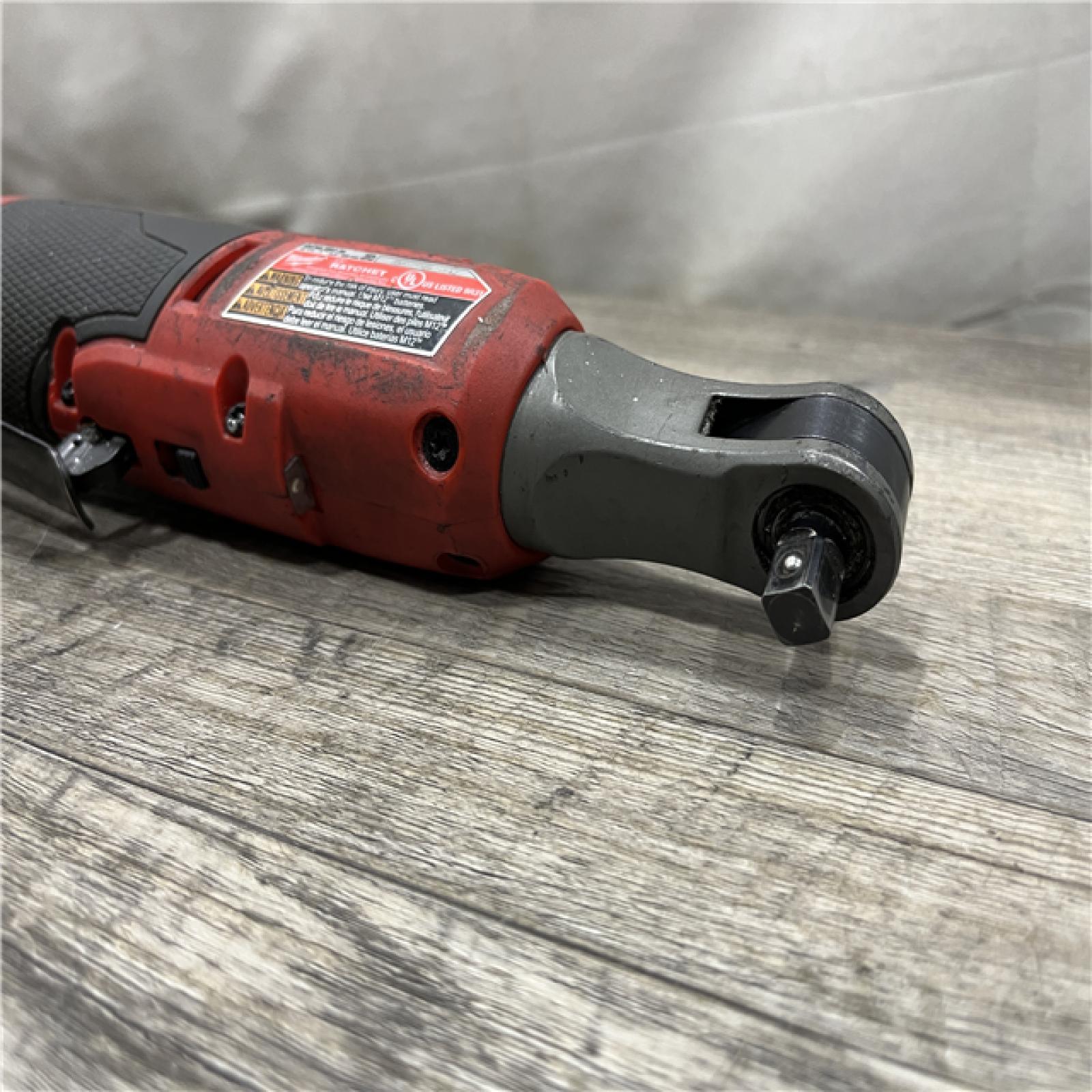 AS-IS Milwaukee FUEL 12V Lithium-Ion Brushless Cordless High Speed 3/8 in. Ratchet Kit