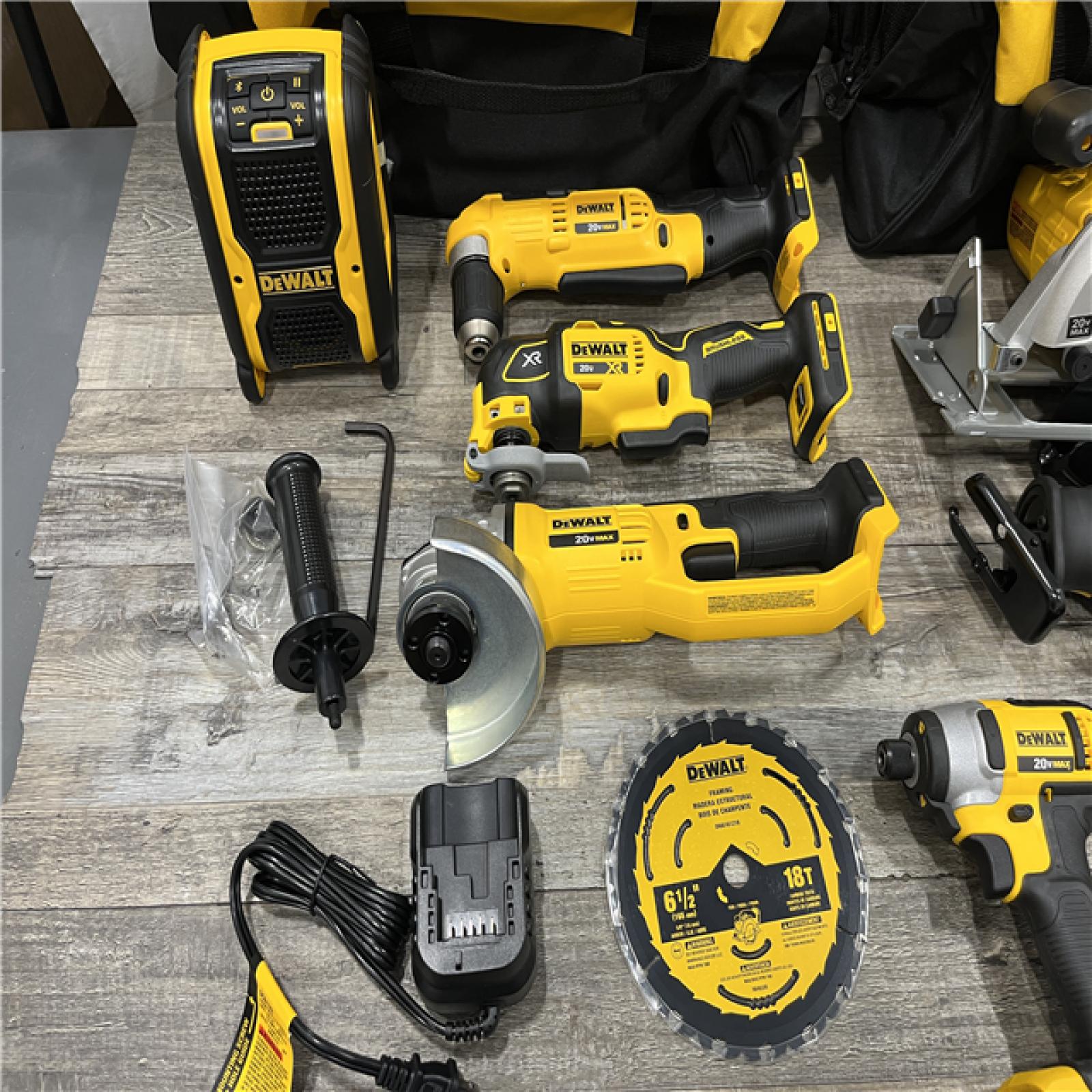AS-IS DEWALT 20V MAX Cordless 9 Tool Combo Kit