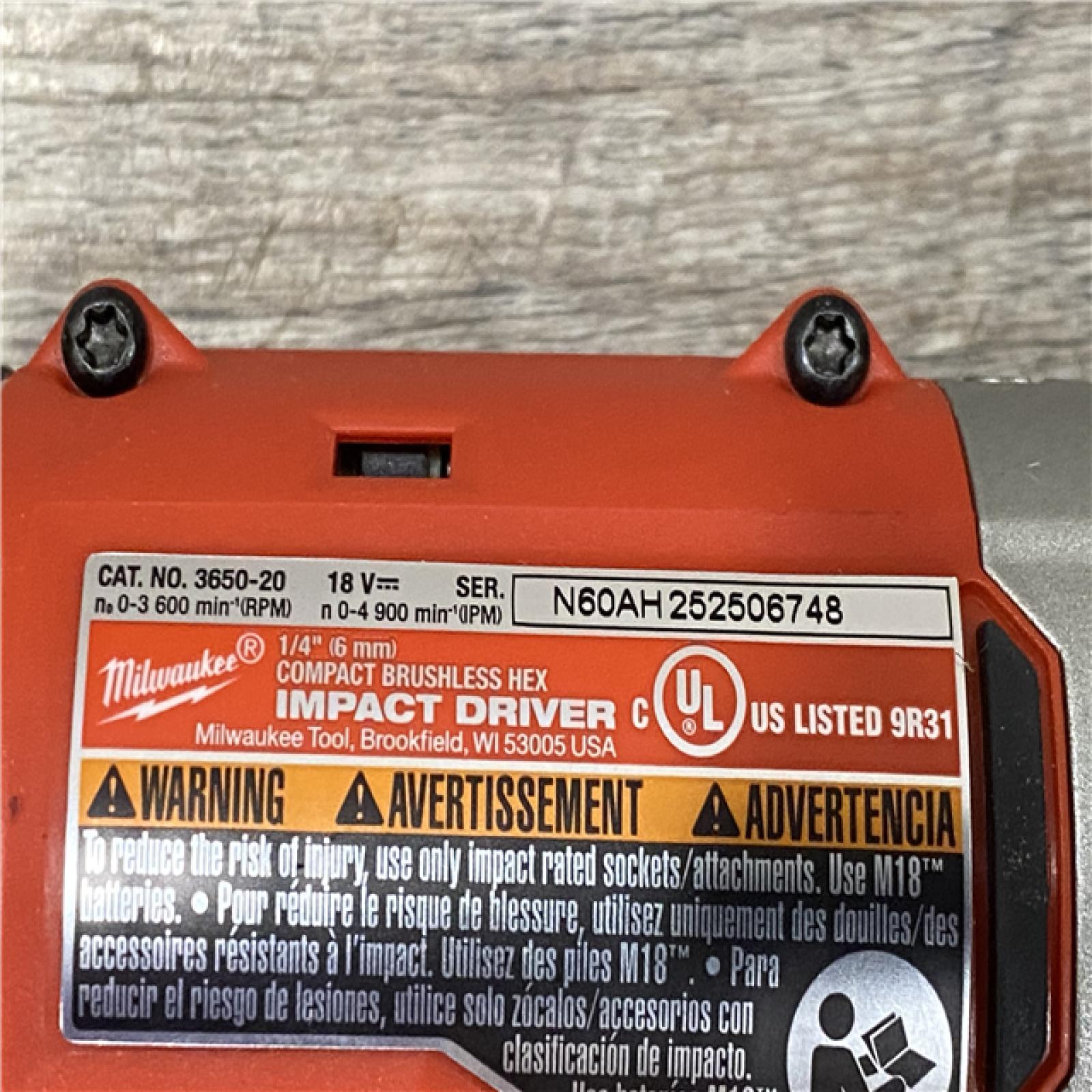 AS-IS Milwaukee 18V Lithium-Ion Brushless Cordless Compact Drill/Impact Combo Kit