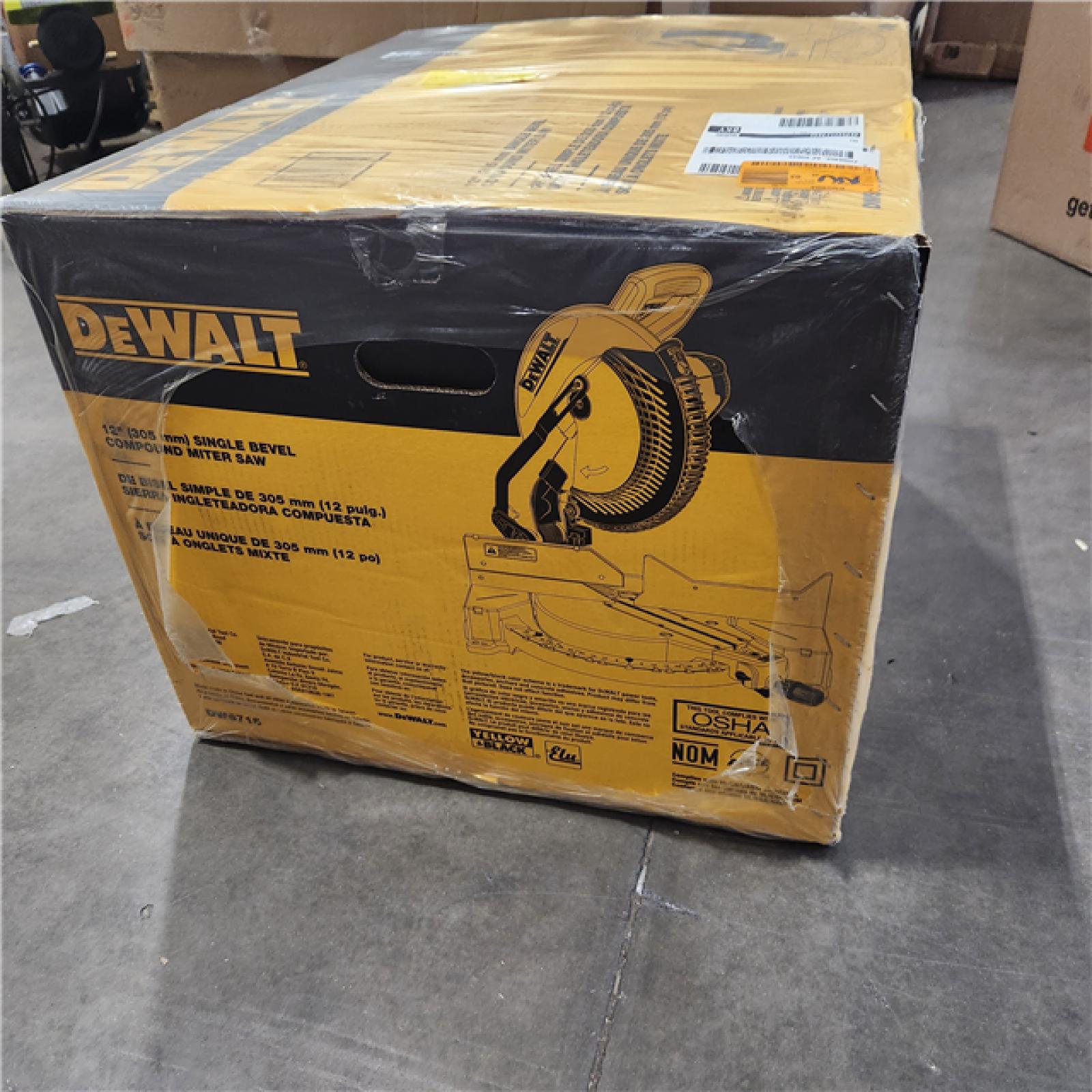 NEW -15 Amp Corded 12 in. Single Bevel Compound Miter Saw