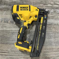 AS-IS DEWALT 20V MAX XR 16-Gauge Electric Cordless Angled Finishing Nailer Kit