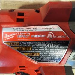 HOUSTON LOCATION - AS-IS Milwaukee M18 FUEL 18V Lithium-Ion Brushless Cordless 1/2 in. Impact Wrench with Friction Ring (Tool-Only)