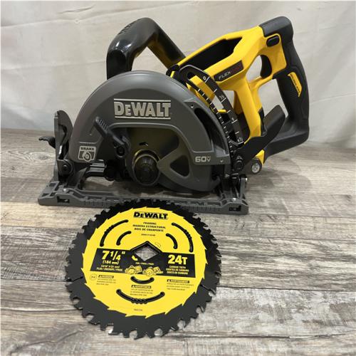 AS-IS DEWALT FLEXVOLT 60V MAX Cordless Brushless 7-1/4 in. Wormdrive Style Circular Saw (Tool Only)