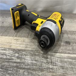 AS-IS DEWALT 20V MAX Lithium-Ion Brushless Cordless 1/4 in. Impact Driver Kit