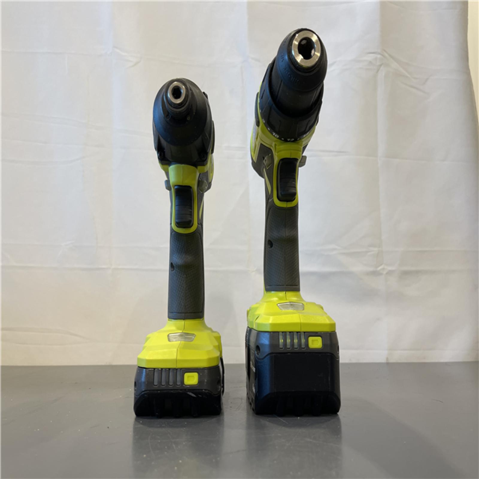 AS-IS - ONE+ 18V Cordless 6-Tool Combo Kit with 1.5 Ah Battery, 4.0 Ah Battery, and Charger