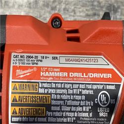 AS-IS Milwaukee FUEL 18V Lithium-Ion Brushless Cordless Hammer Drill and Impact Driver Combo Kit