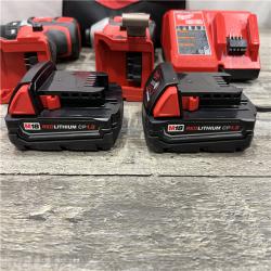 AS-IS Milwaukee 18V Lithium-Ion Cordless Drill Driver/Impact Driver Combo Kit
