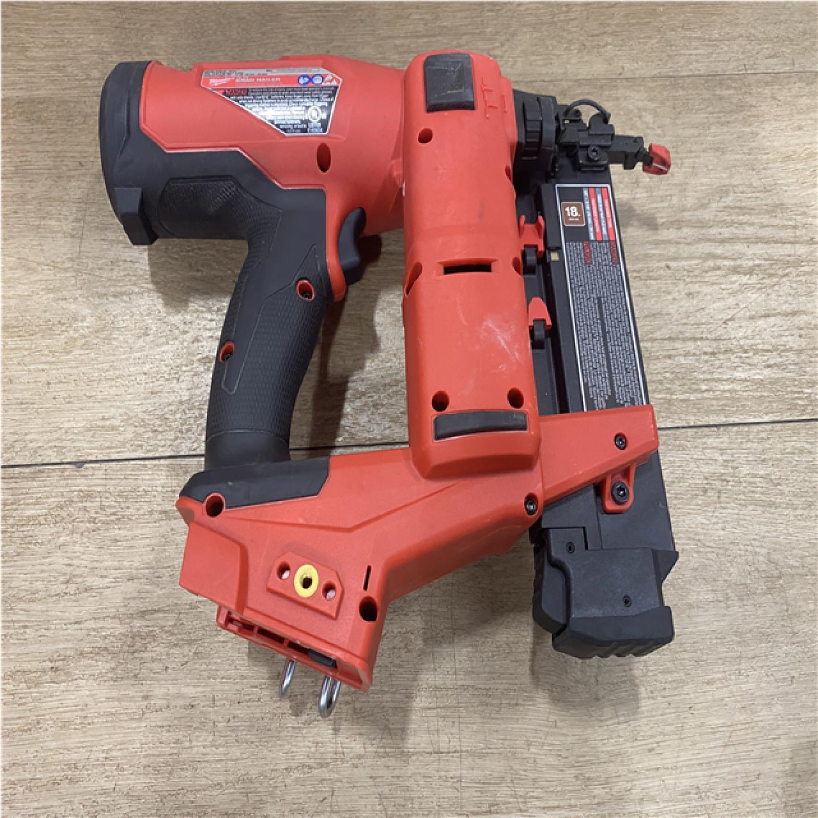 AS-IS Milwaukee FUEL 18-Volt Lithium-Ion Brushless Cordless Gen II 18-Gauge Brad Nailer (Tool-Only)