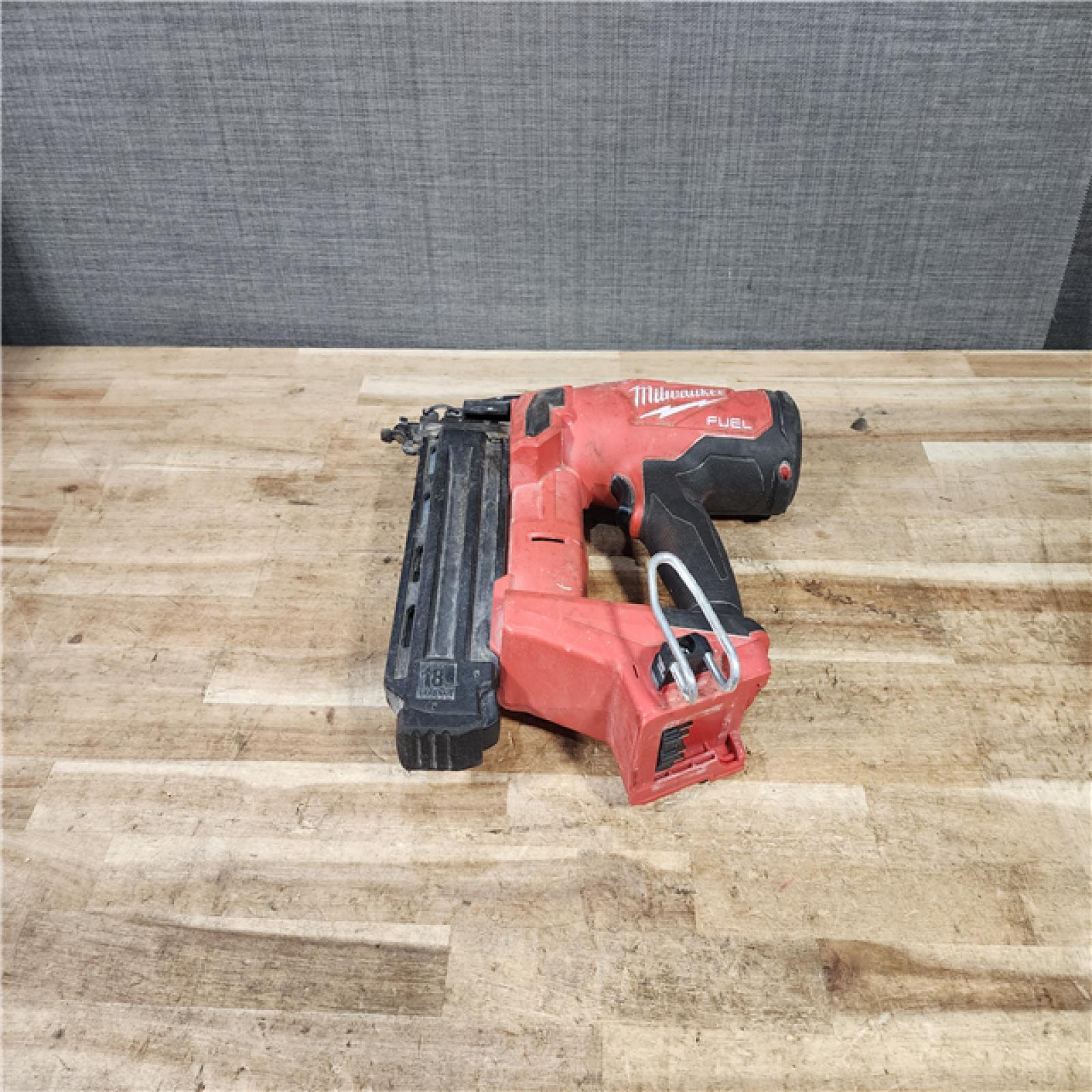 HOUSTON LOCATION - AS - IS Milwaukee FUEL 18-Volt Lithium-Ion Brushless Cordless Gen II 18-Gauge Brad Nailer (Tool-Only)