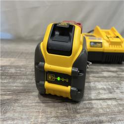 AS-IS DEWALT 20V/60V MAX FLEXVOLT Lithium-Ion 9.0Ah Battery and Charger Starter Kit