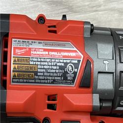 AS-IS Milwaukee FUEL 18V Lithium-Ion Brushless Cordless Hammer Drill and Impact Driver Combo Kit