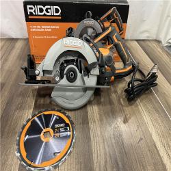 GOOD RIDGID THRUCOOL 15 Amp 7-1/4 in. Worm Drive Circular Saw