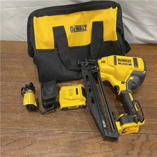 AS-IS DeWalt DCN660D1 20V 16 Gauge Cordless Angled Finish Nailer Kit W/ 2Ah Battery