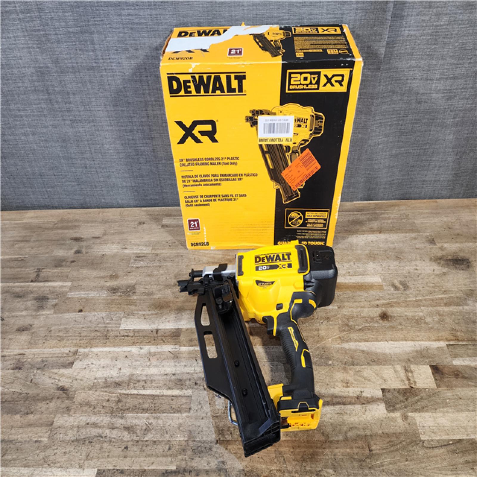 HOUSTON LOCATION - AS-IS DEWALT 20-Volt 21° Cordless Framing Nailer (Tool-Only)