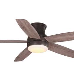 DALLAS LOCATION- NEW!- HOME DECORATORS COLLECTION ASHBY PARK 52 IN. LED CEILING FAN PALLET (15 UNITS)