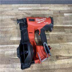 Houston Location AS-IS Milwaukee FUEL 18-Volt Lithium-Ion Brushless Cordless Coil Roofing Nailer (Tool Only)