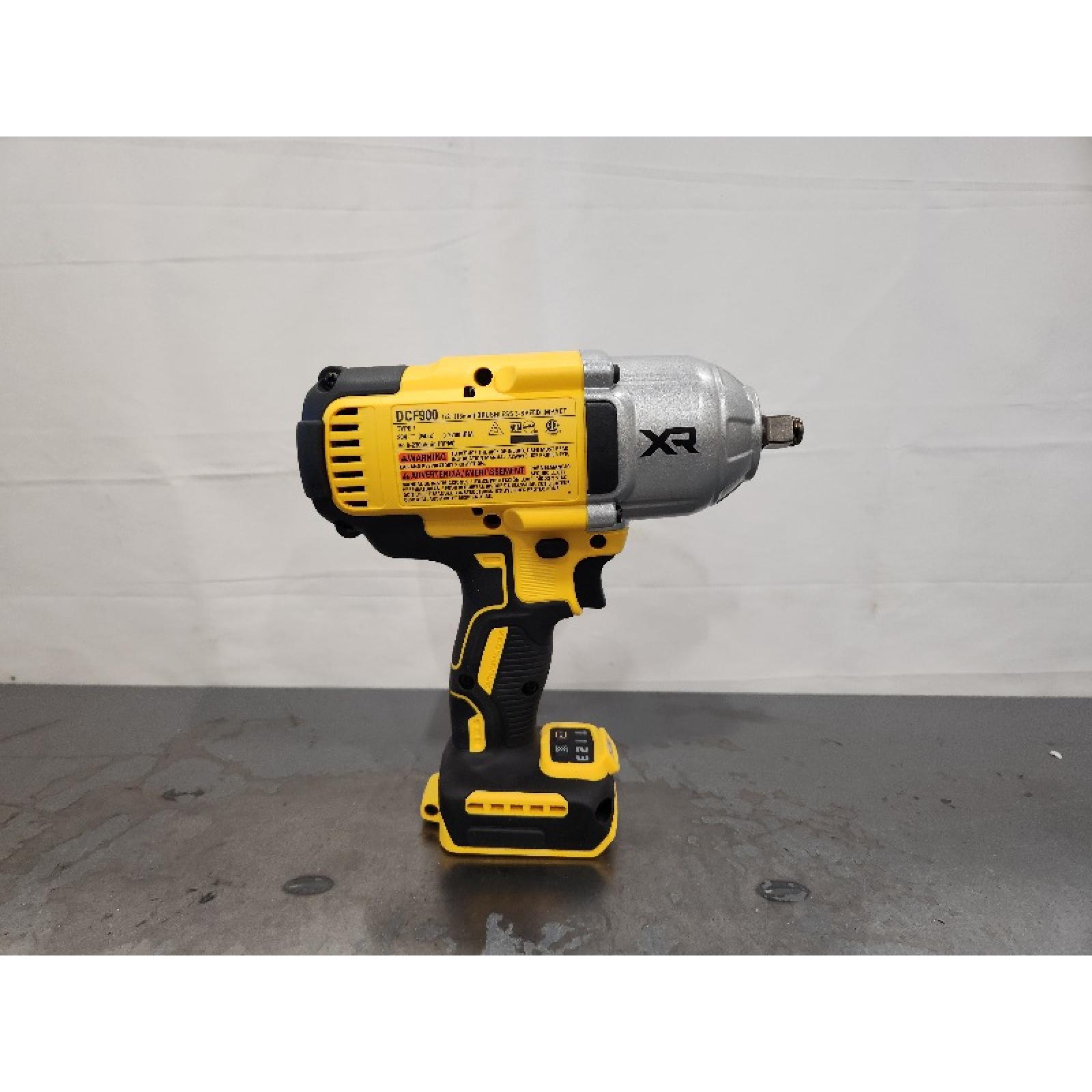 AS-IS- DEWALT 20V MAX XR 1/2 High Torque Impact Wrench with Hog Ring Anvil (Tool-Only)