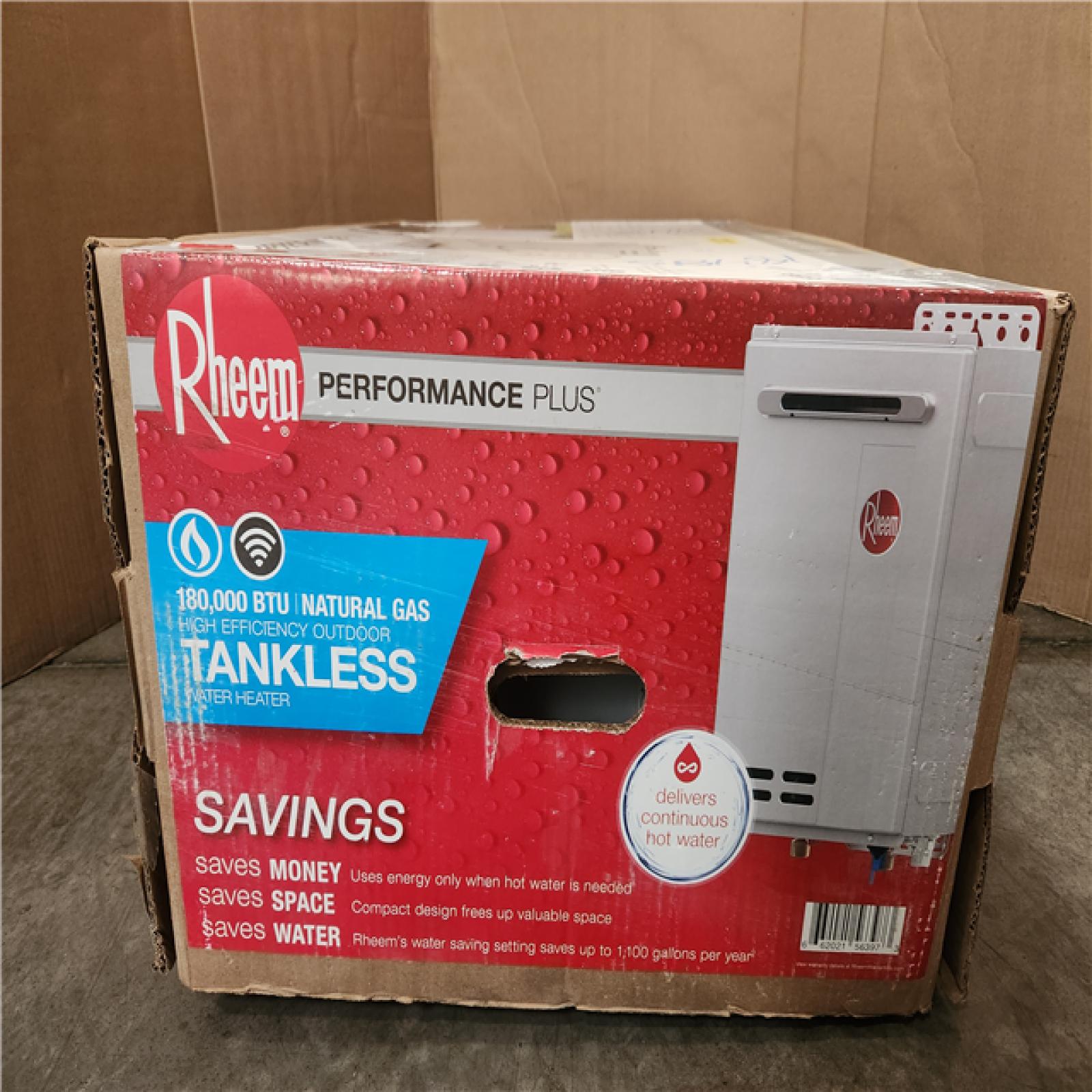Phoenix NEW Rheem Performance Plus 8.4 GPM Smart Non-Condensing Outdoor Natural Gas Tankless Water Heater