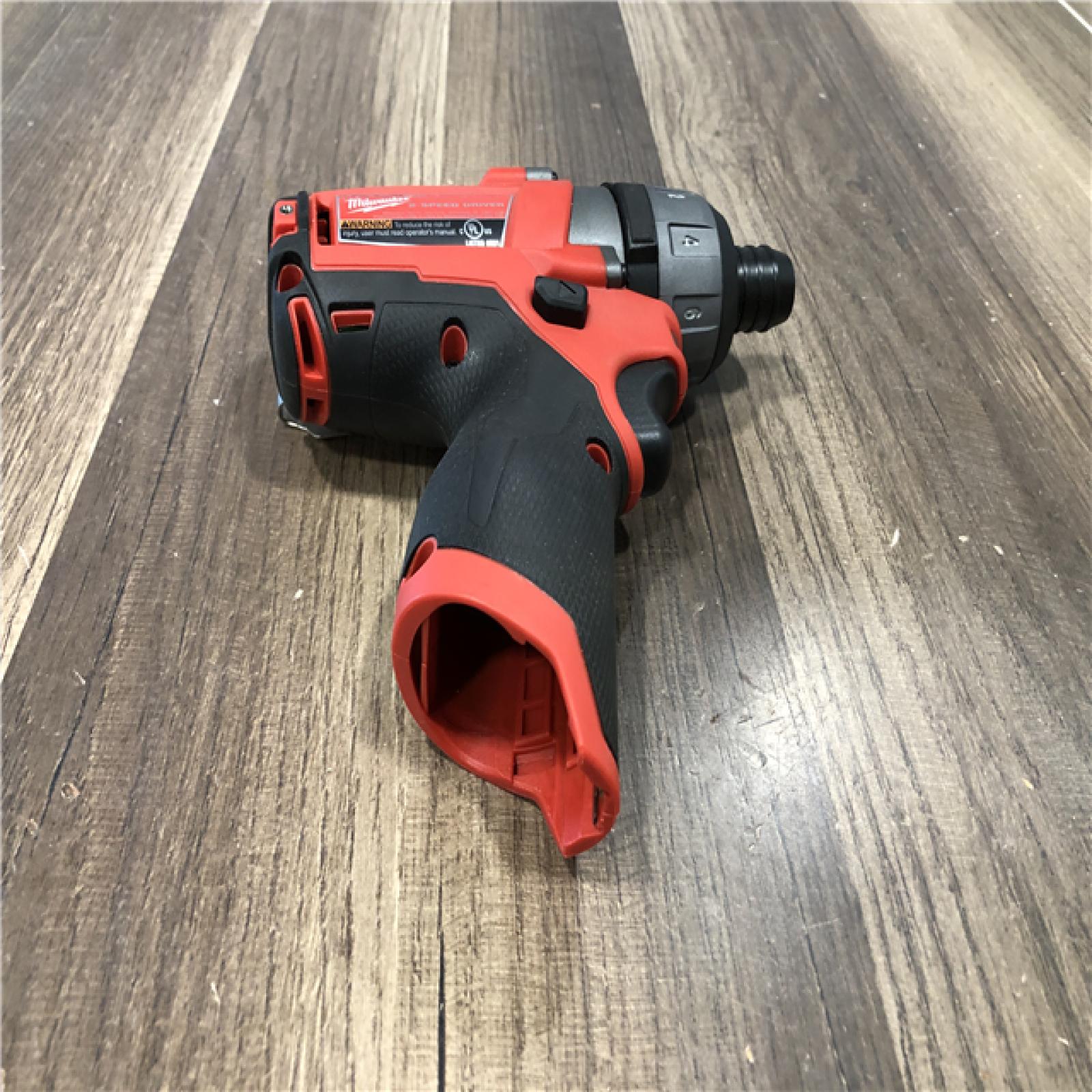 AS-IS Milwaukee FUEL 12V Lithium-Ion Brushless Cordless 1/4 in. Hex 2-Speed Screwdriver (Tool-Only)
