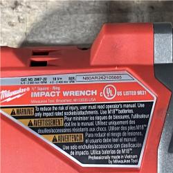 Houston Location AS-IS Milwaukee FUEL 18V Lithium-Ion Brushless Cordless 1/2 in. Impact Wrench with Friction Ring (Tool-Only)