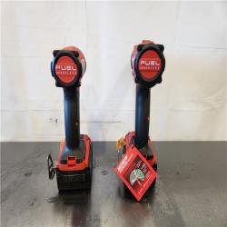 AS-IS- Milwaukee FUEL 18V Lithium-Ion Brushless Cordless Hammer Drill and Impact Driver Combo Kit