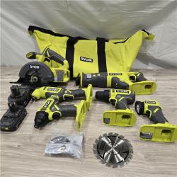 GOOD! - RYOBI ONE+ 18V Cordless 6-Tool Combo Kit