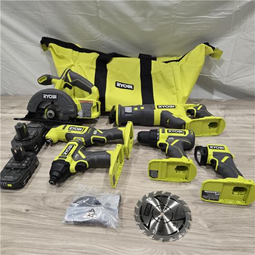 GOOD! - RYOBI ONE+ 18V Cordless 6-Tool Combo Kit