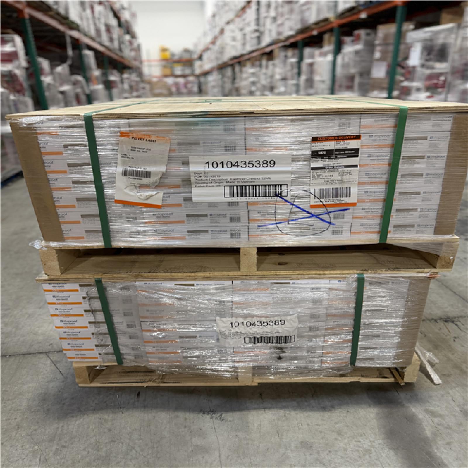 DALLAS LOCATION - Lifeproof Eastmoor Chestnut 22 MIL x 8.7 in. W x 48 in. L Click Lock Waterproof Luxury Vinyl Plank Flooring (20.1 sq. ft./case) PALLET-(56 UNITS)