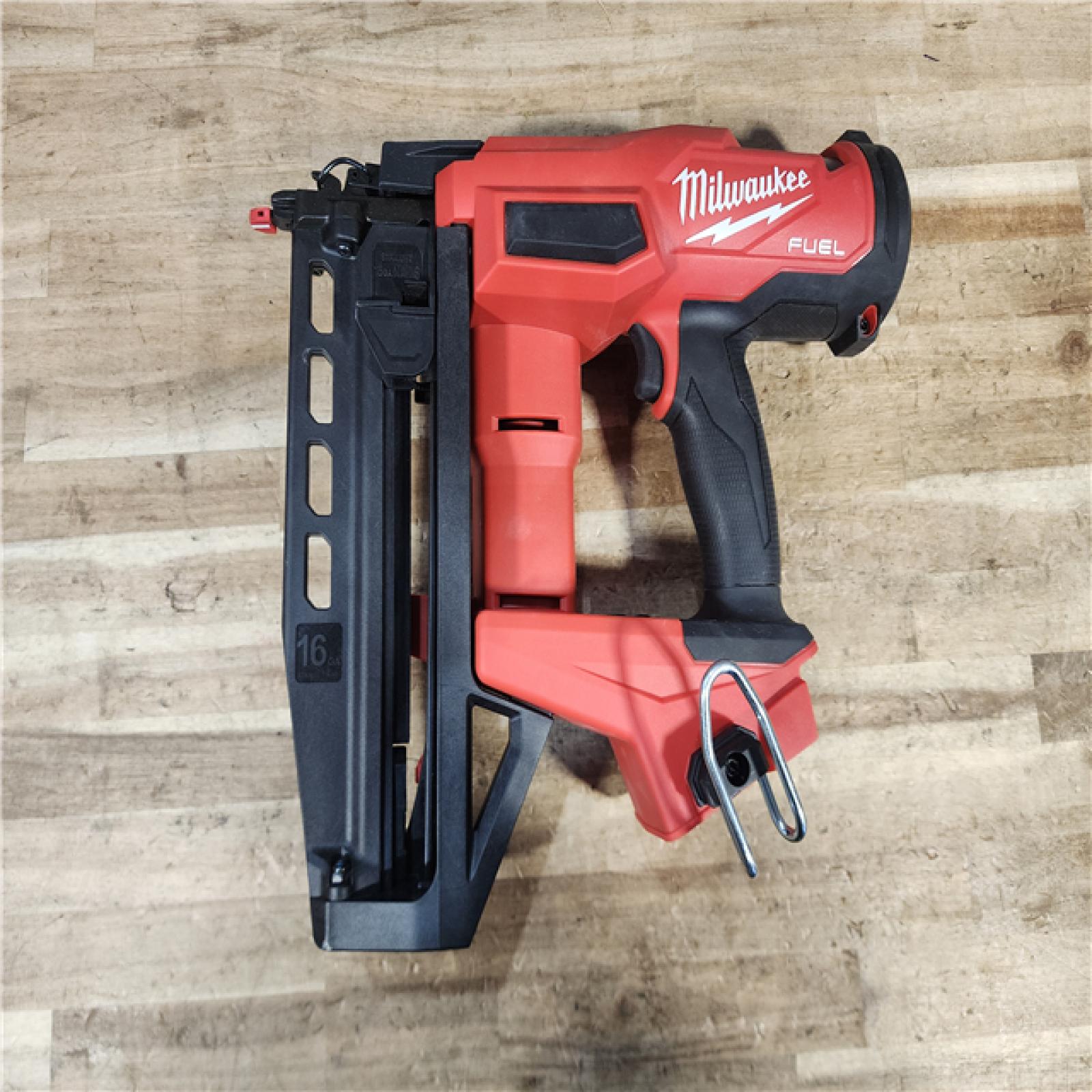 HOUSTON LOCATION - AS - IS Milwaukee FUEL 18-Volt Lithium-Ion Brushless Cordless Gen ll 16-Gauge Straight Finish Nailer (Tool Only)