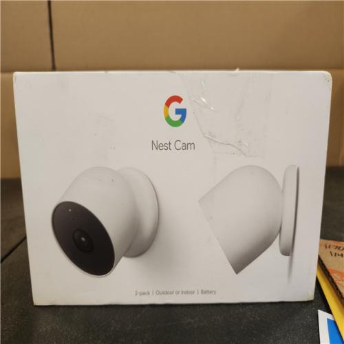 Phoenix Google Nest Indoor/Outdoor Wireless Smart Security Camera (Battery) 2-Pack