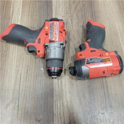 AS-IS Milwaukee 3497-22 12V Brushless Hammer Drill and Impact Driver Combo Kit
