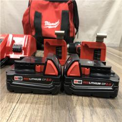 AS-IS Milwaukee 18V Lithium-Ion Brushless Cordless Compact Drill/Impact Combo Kit