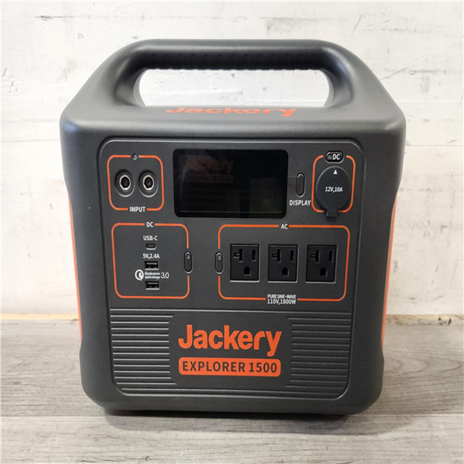 Phoenix Location NEW Jackery Solar Generator Power Outdoors 1534Wh/1800W Model No. JSG-1500B