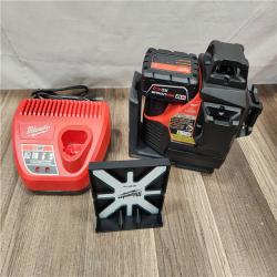 AS-IS- Milwaukee- M12 Green Beam Laser 360° 3-Plane Kit