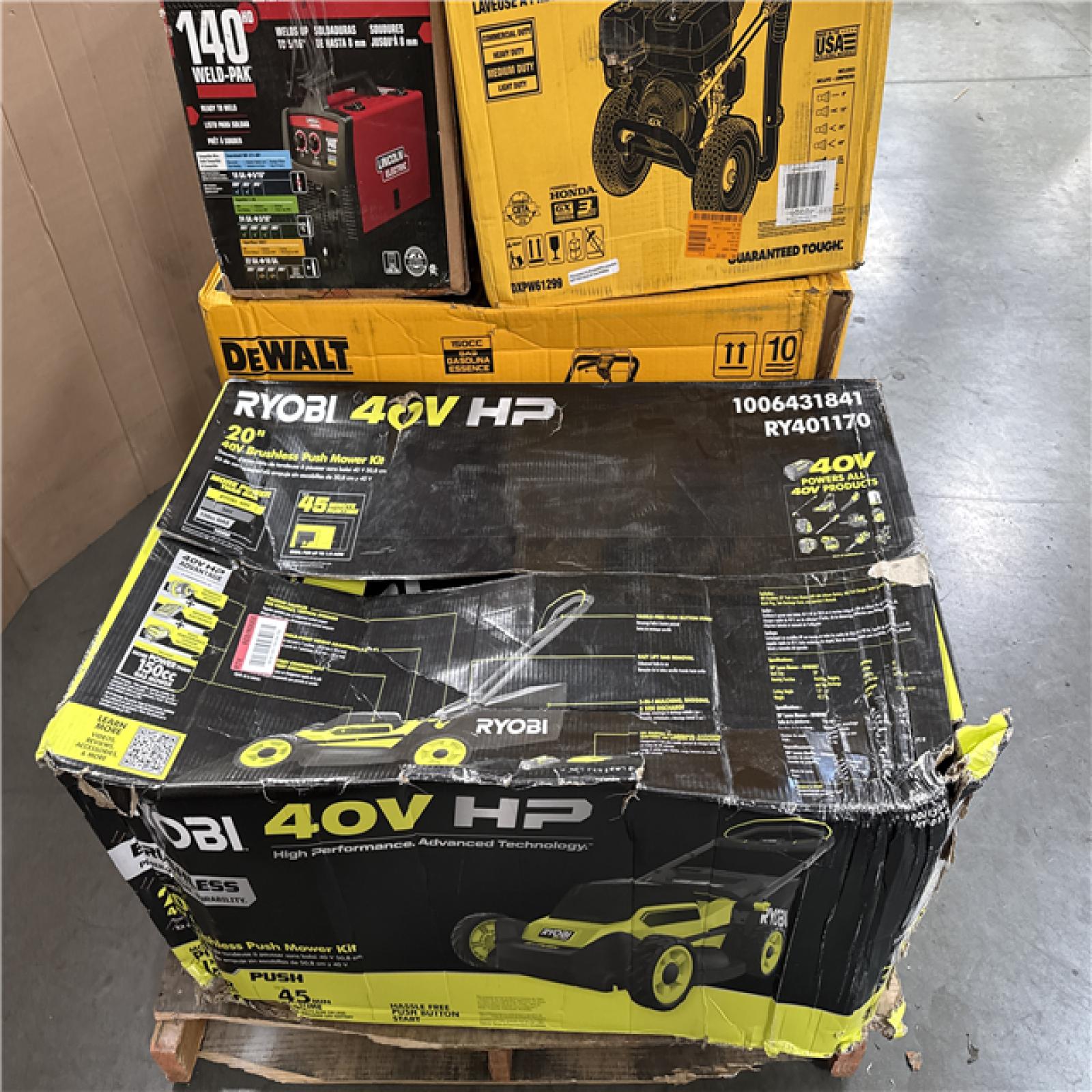 California AS-IS Outdoor Power Equipment