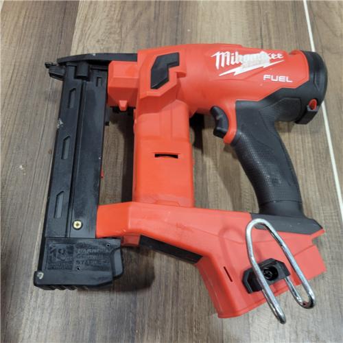AS-IS MILWAUKEE FUEL 18-Volt Lithium-Ion Brushless Cordless 18-Gauge 1/4 in. Narrow Crown Stapler (Tool-Only)