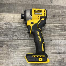 AS-IS DEWALT Atomic 20V Max Lithium-Ion Brushless Cordless Compact 1/4 in. Impact Driver Kit